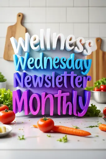 "Wellness Wednesday" Weekly Email Subscription - Monthly Plan