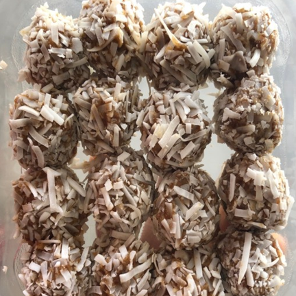 Coconut Pecan Date Rolls
