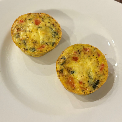 Spinach Feta Frittata Cups