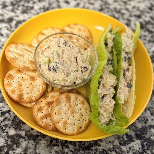 Creamy Chicken Salad with Apples and Raisins