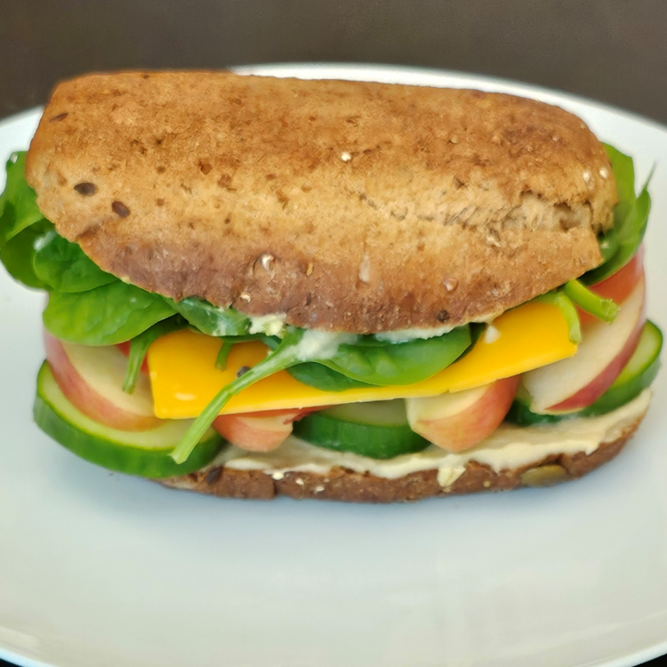 Simple Hummus Sandwich